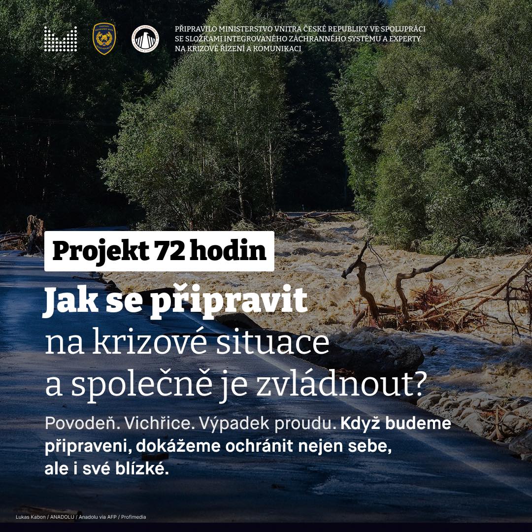 Jste připraveni zvládnout 72 hodin krize? Nová příručka vám poradí, jak na to