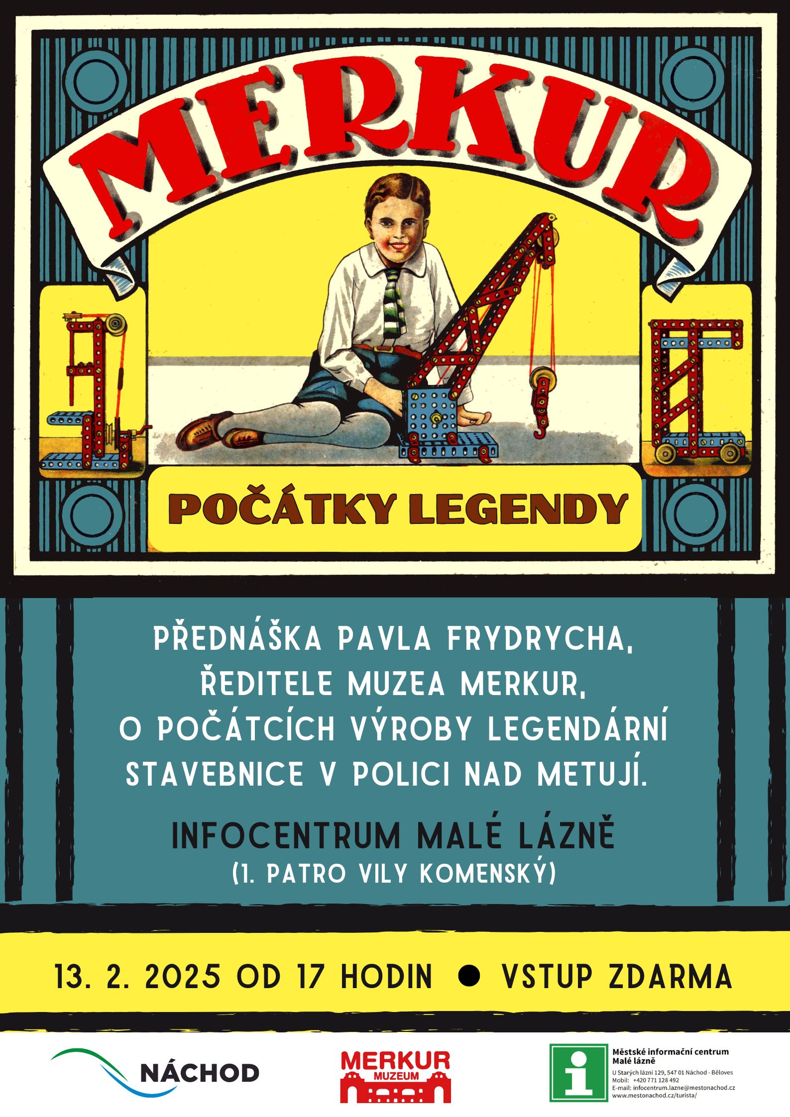 PlakátStavebnice Merkur – počátky legendy