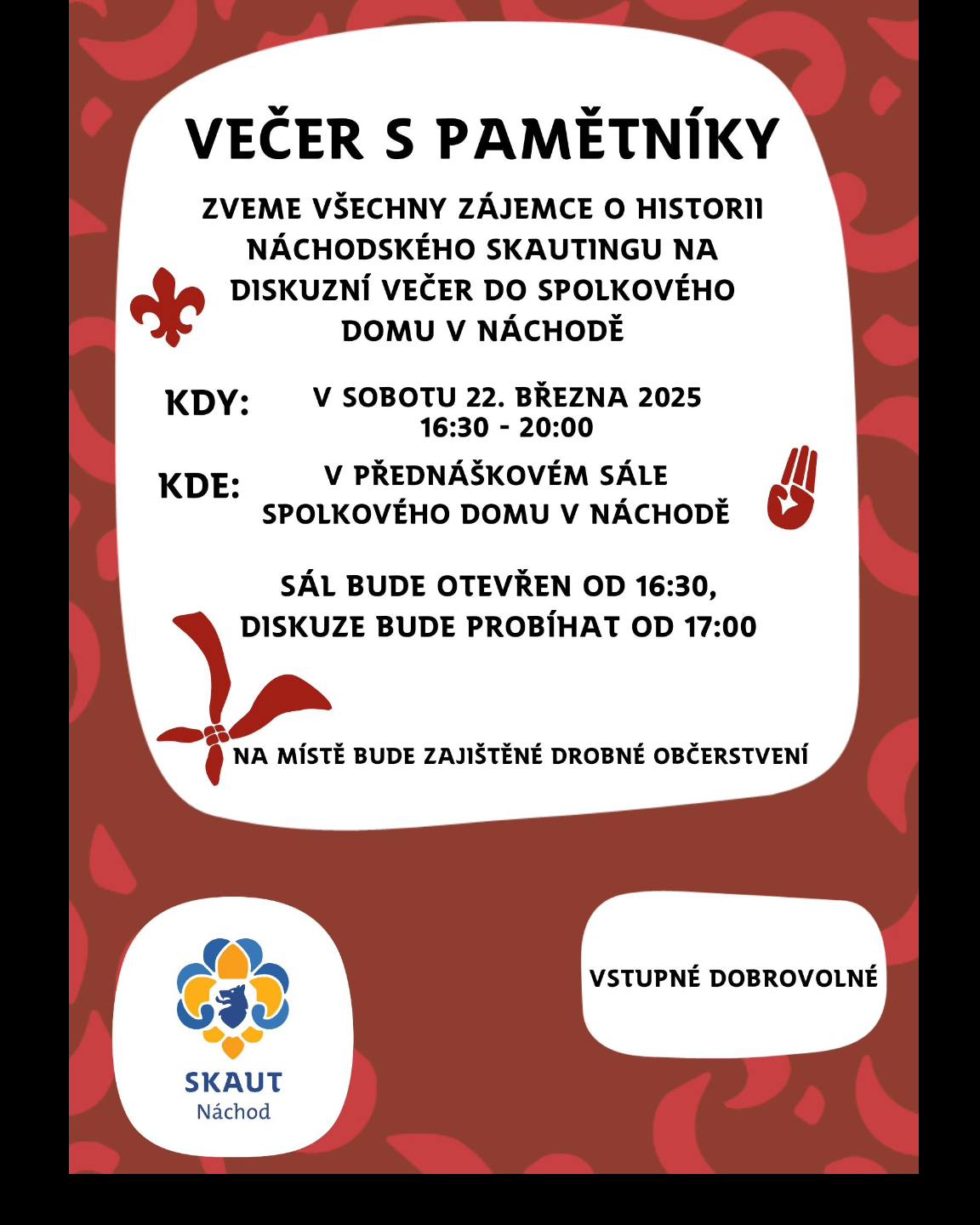 PlakátVečer s pamětníky