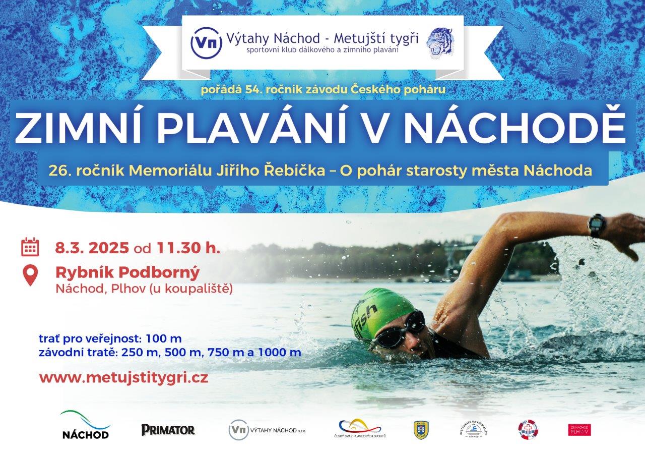 PlakátZimní plavání v Náchodě