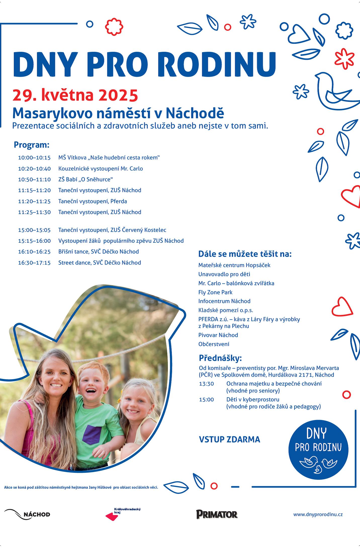 PlakátDny pro rodinu v Náchodě