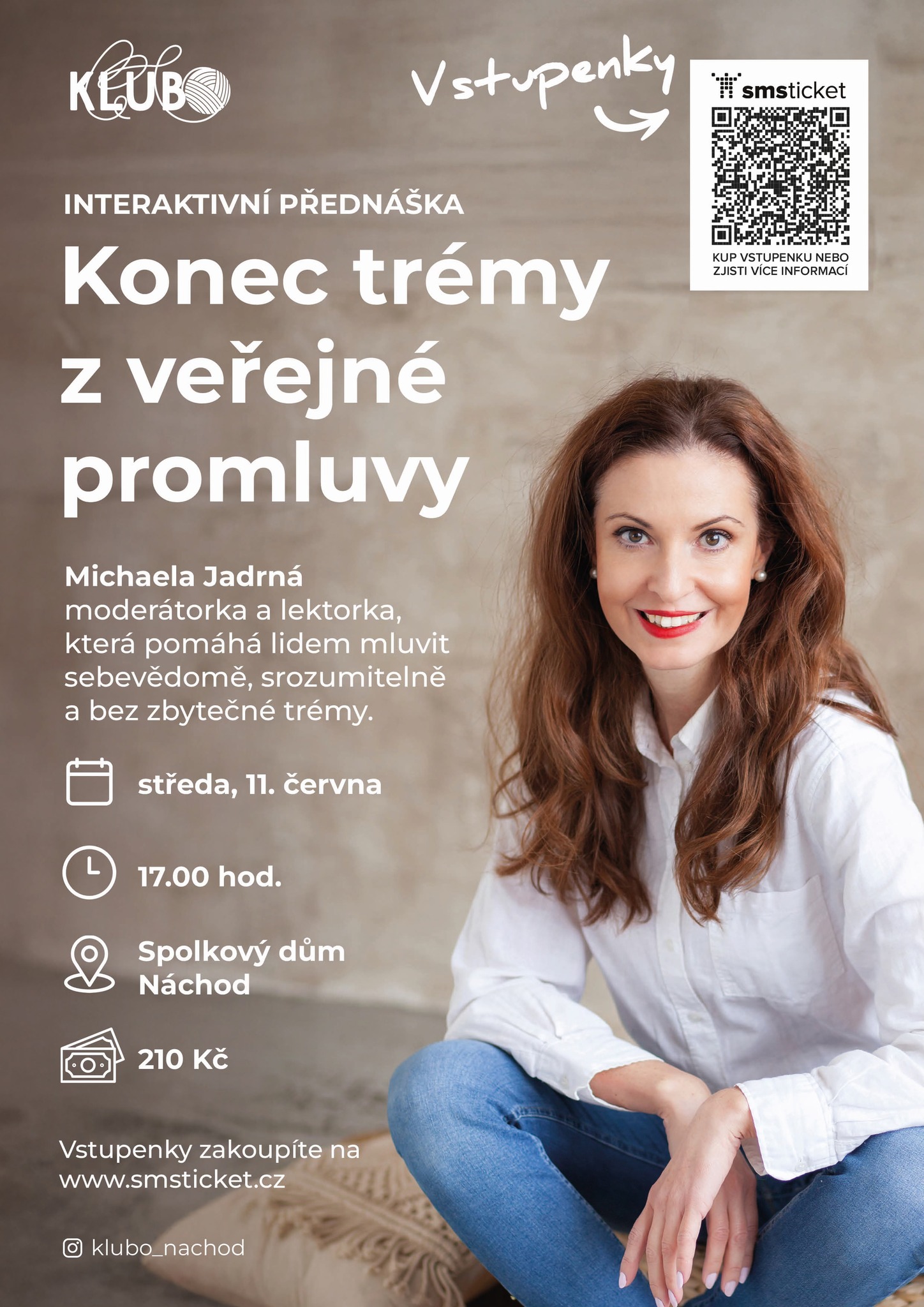 PlakátKonec trémy z veřejné promluvy