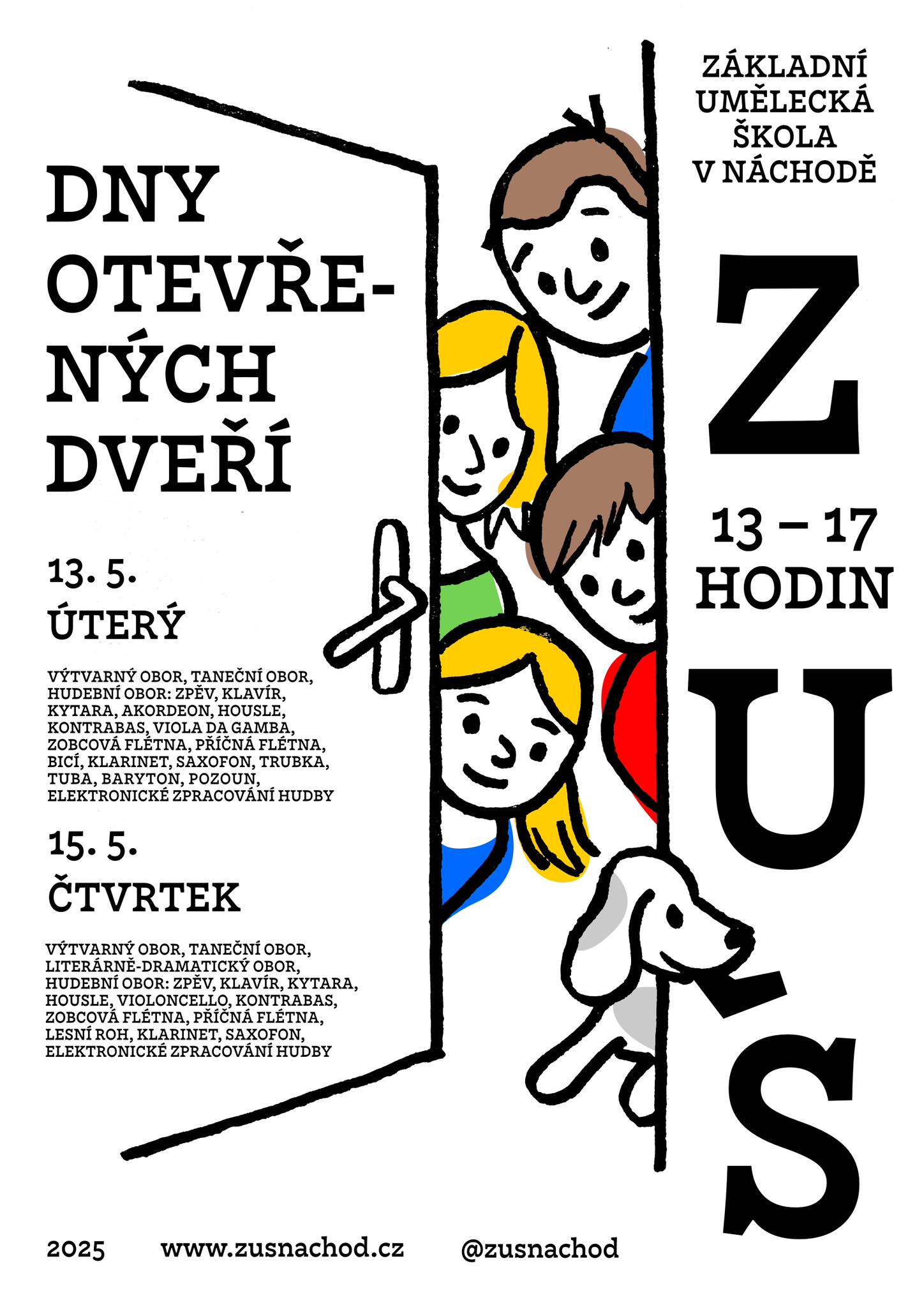 PlakátDny otevřených dveří - Základní umělecká škola Náchod