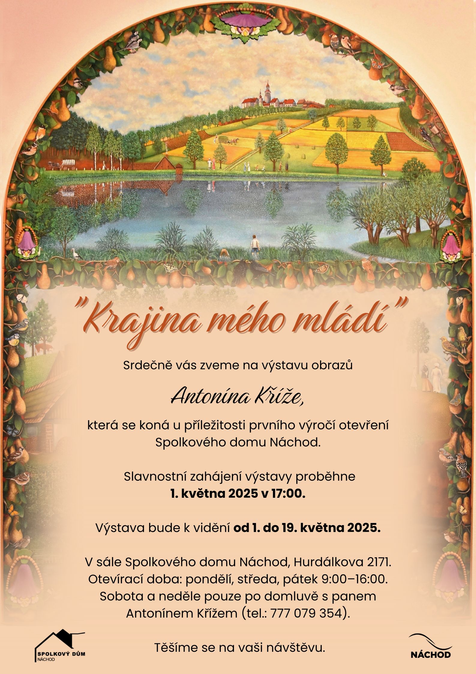 PlakátAntonín Kříž - Krajina mého mládí