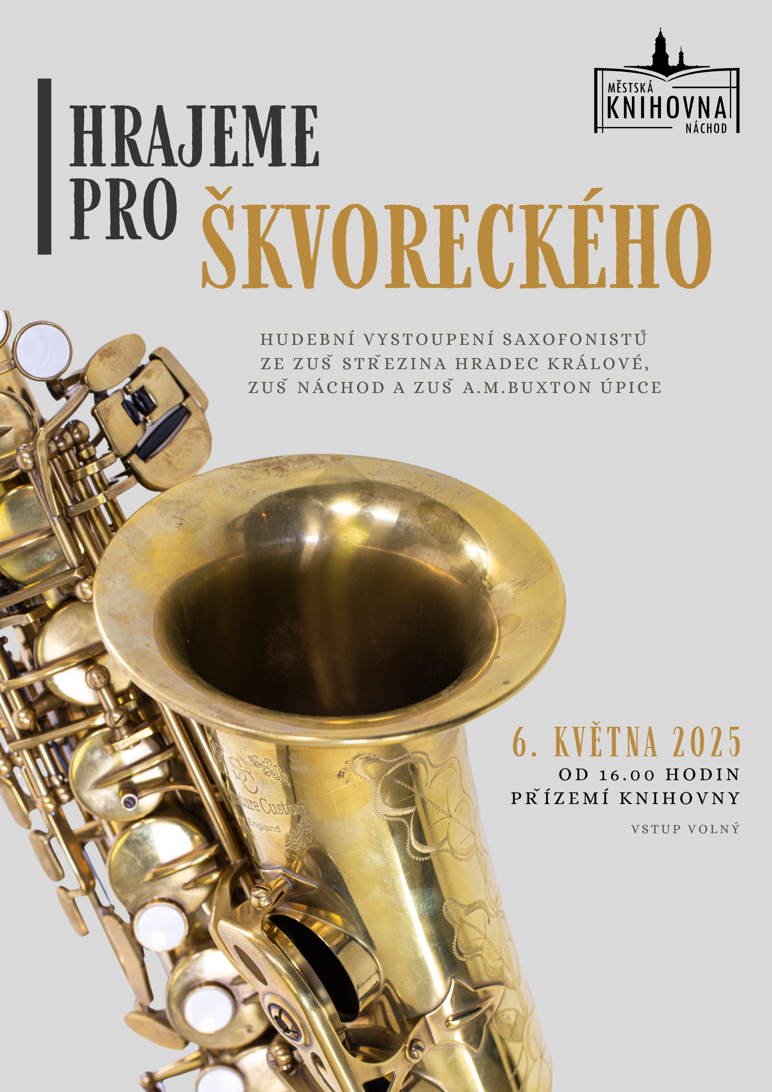 PlakátHrajeme pro Škvoreckého