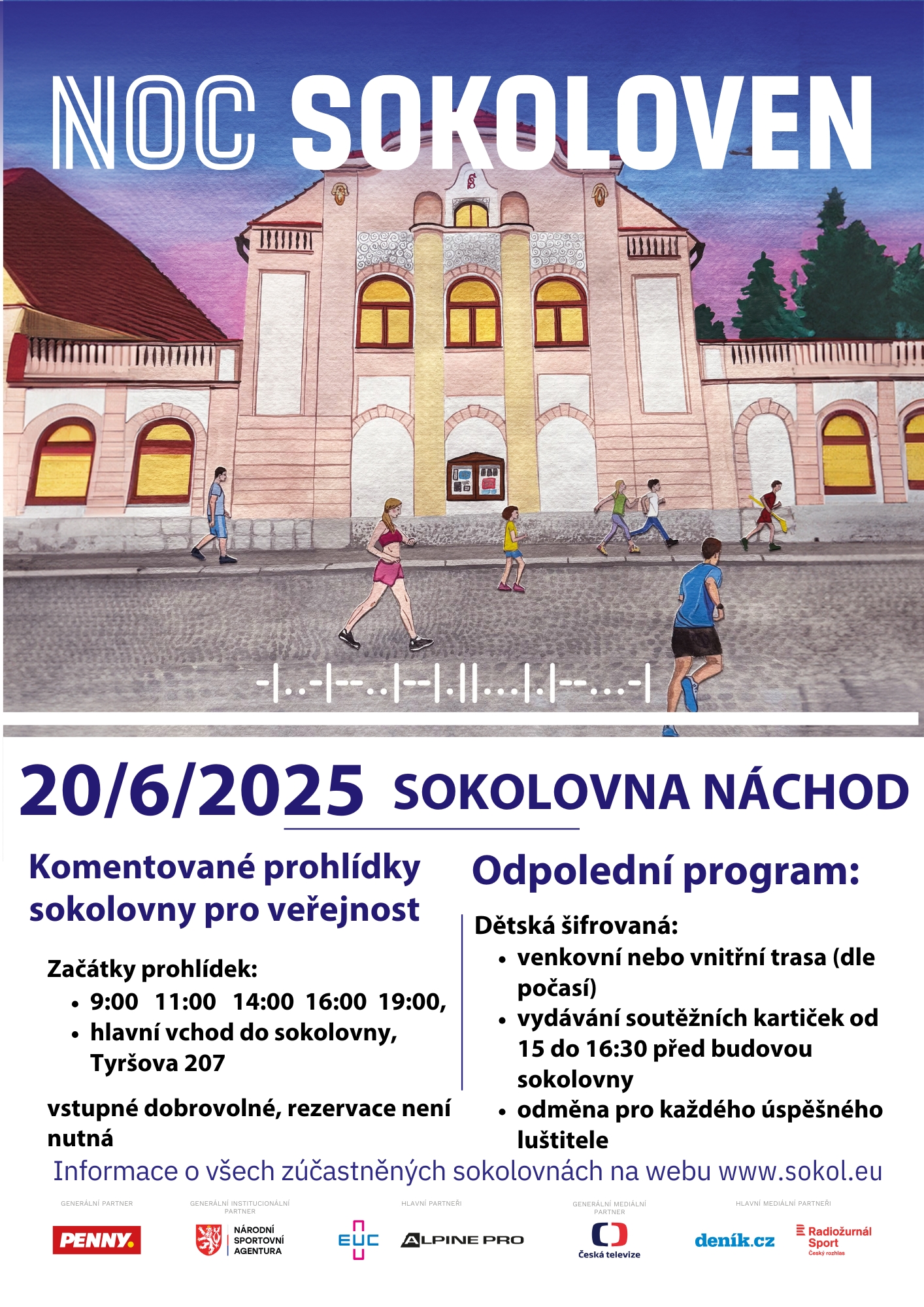 PlakátNoc sokoloven v Náchodě