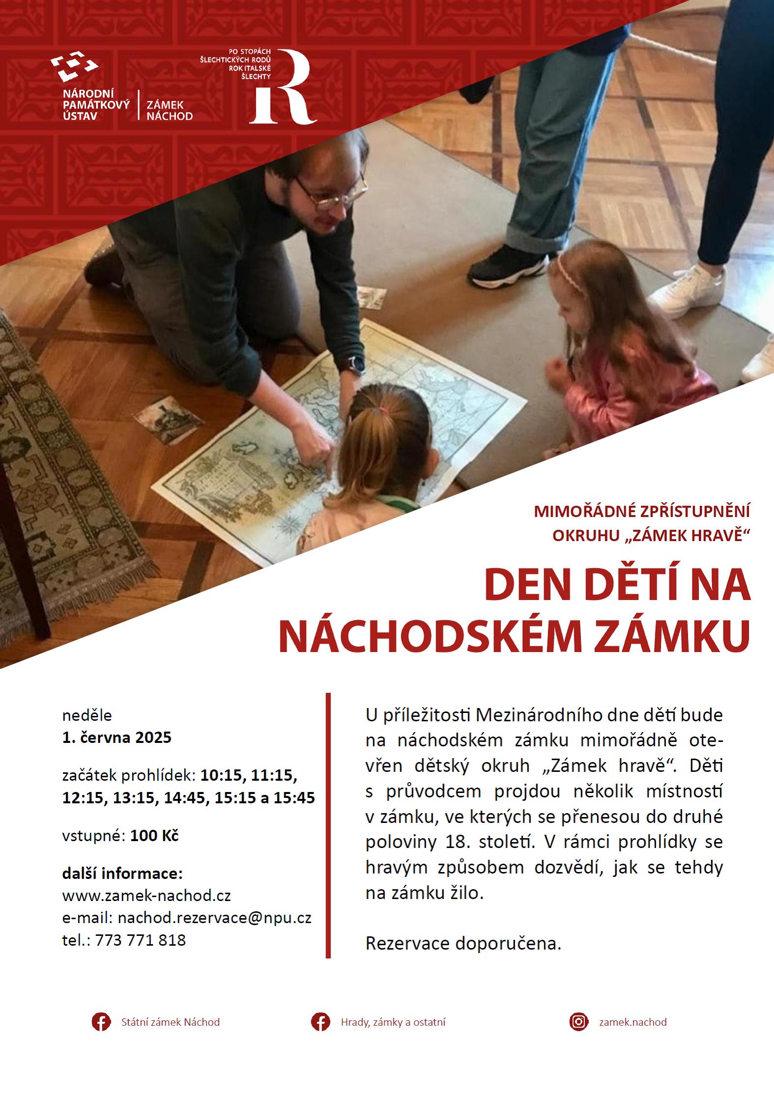 PlakátDen dětí na náchodském zámku