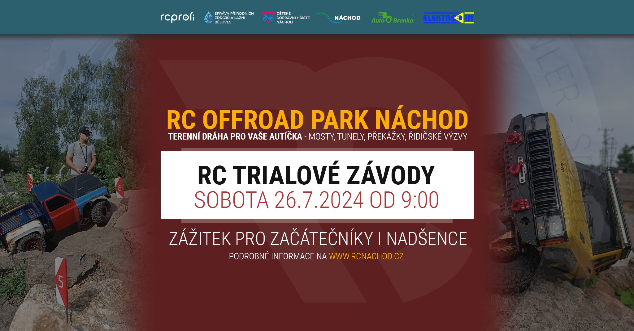 PlakátRC Offroad park Náchod - RC Trialové závody
