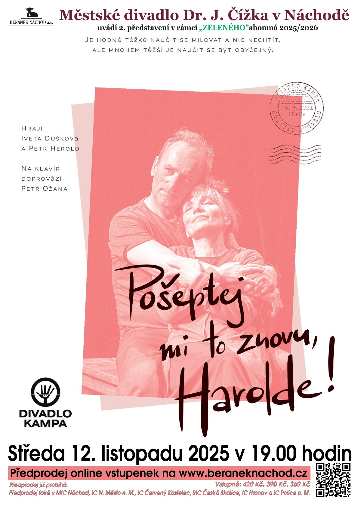 PlakátPošeptej mi to znovu, Harolde!