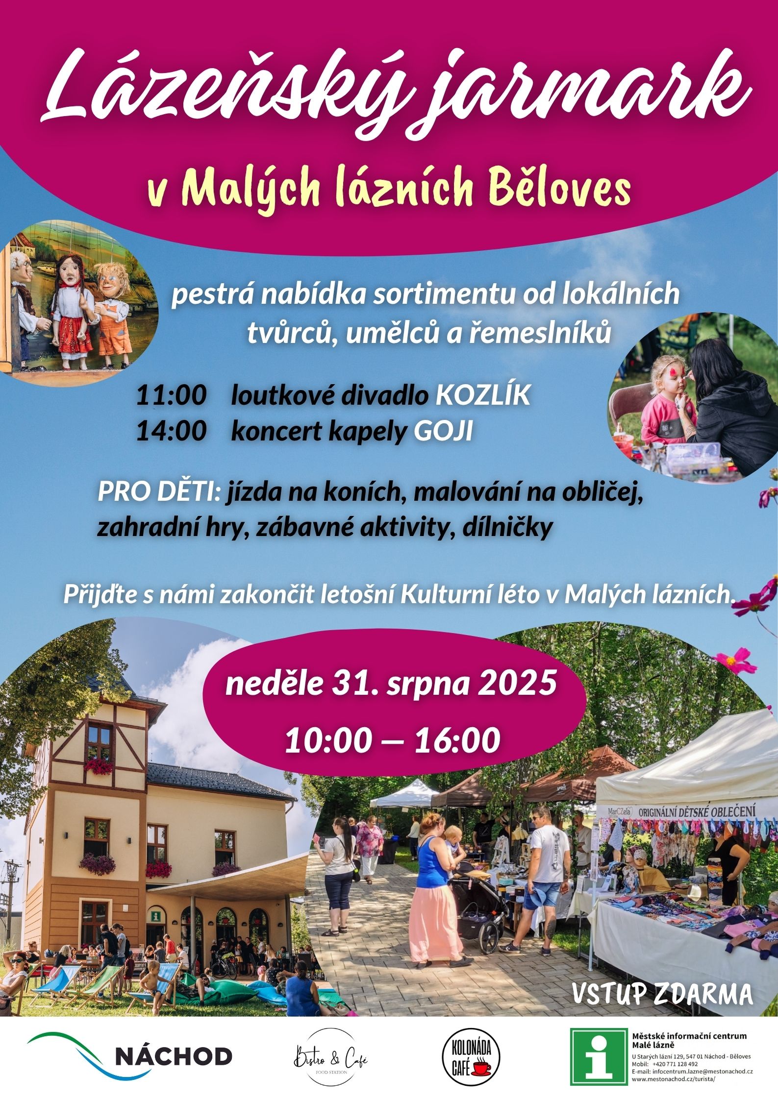 PlakátLázeňský jarmark v Malých lázních