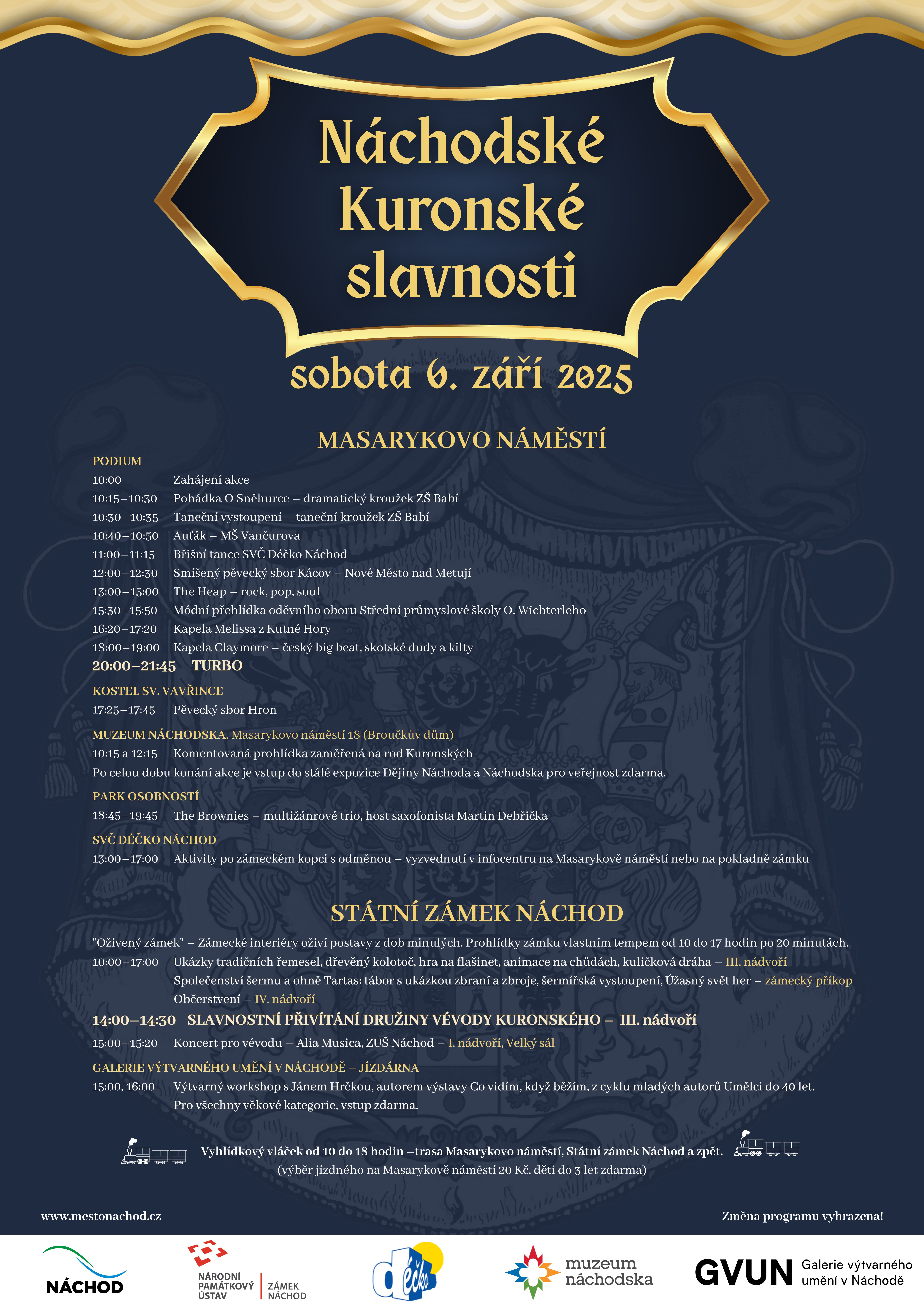 PlakátNáchodské Kuronské slavnosti