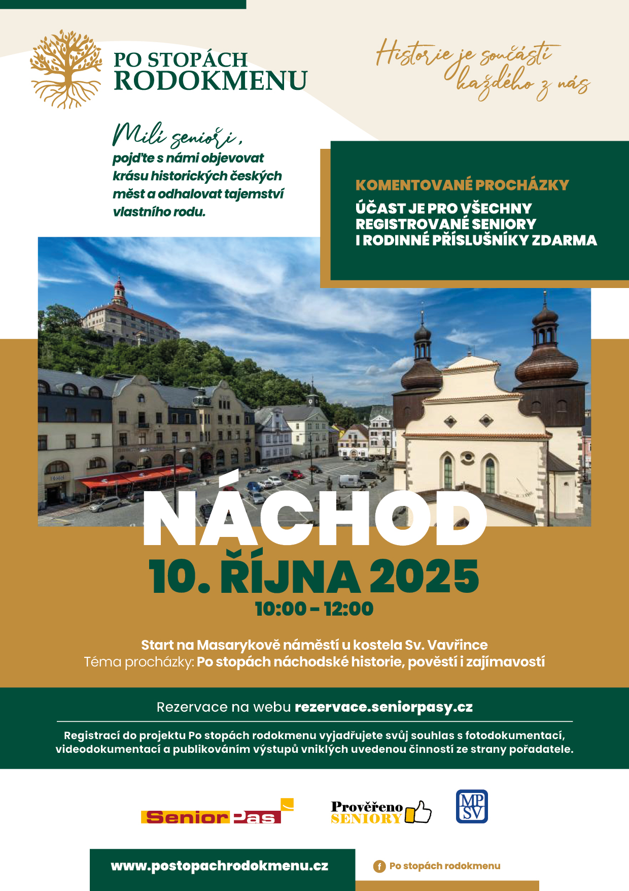 PlakátPo stopách rodokmenu - komentovaná procházka