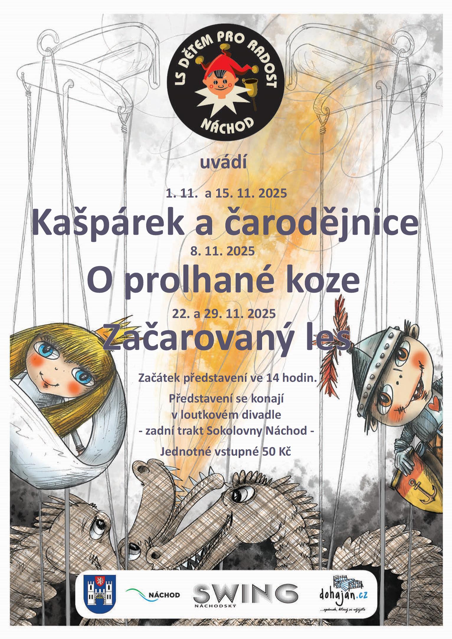 PlakátLoutková představení LS Dětem pro radost